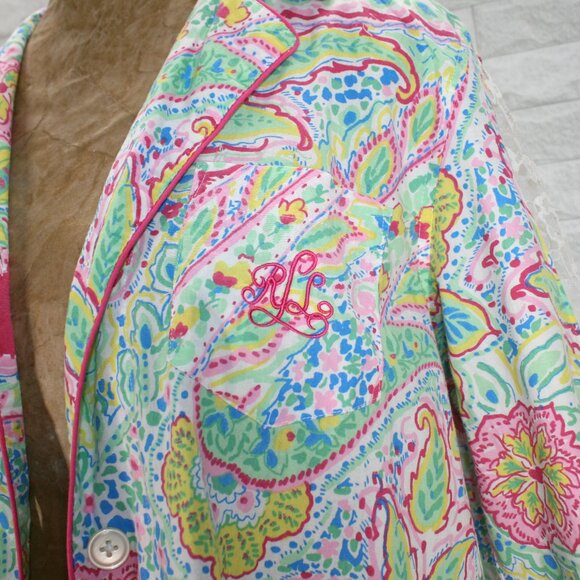 HAND CRAFTED Dress Swimsuit Cover Duster Floral Paisley Lace Top Tunic - Picture 5 of 12